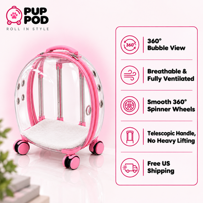 Rolling Bubble Dog Carrier